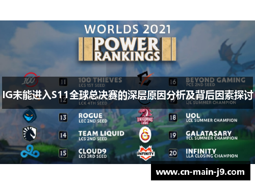 IG未能进入S11全球总决赛的深层原因分析及背后因素探讨