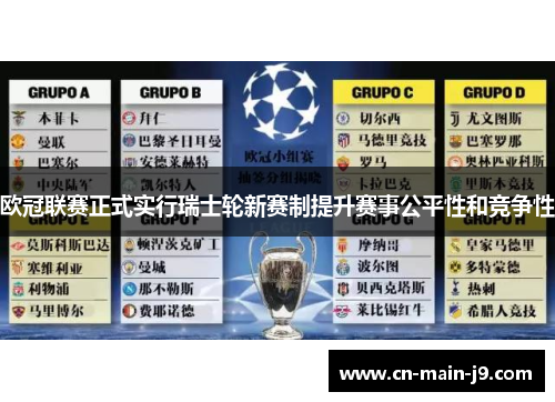欧冠联赛正式实行瑞士轮新赛制提升赛事公平性和竞争性